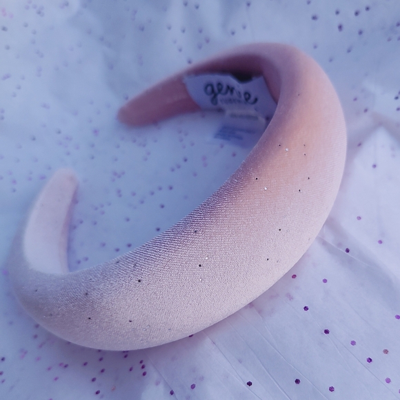 Genie By Eugenie Kim Blush Gemma Padded High Headband, New - Picture 5 of 5